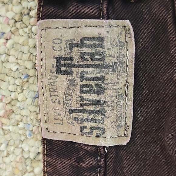 Levi's SilverTab Dark Purple Vintage Jeans, Mens Sz 36 X 30. 100% Cotton. USA - Picture 3 of 6